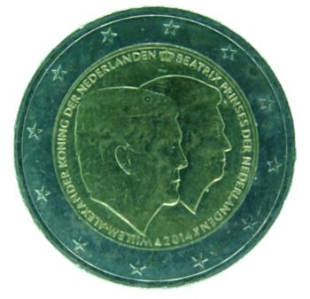 2 Euro Niederlande 2014 Doppelporträt Willem-Alexander und Beatrix