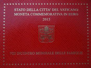 2 Euro Vatikan 2015 Weltfamilientreffen in Philadelphia