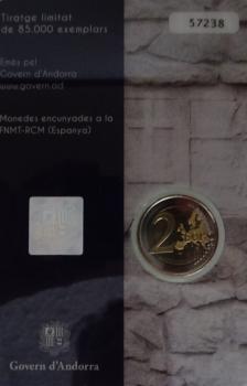 2 Euro Andorra 2016 Neue Reform von 1866