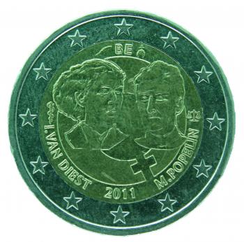 2 Euro Belgien 2011 100. Internationaler Frauentag