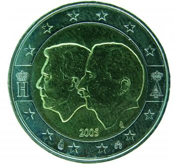 2 Euro Belgien 2005 Belgien und Luxemburg Wirtschaftsunion 2005