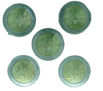 2 Euro Deutschland 2015 25 Jahre Deutsche Einheit Komplettsatz A,D,F,G,J