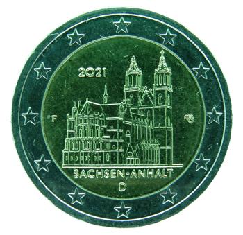 2 Euro Deutschland 2021 Sachsen-Anhalt D
