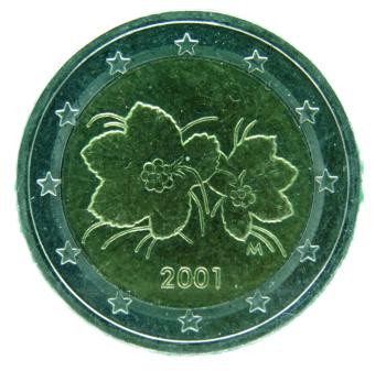 2 Euro Finnland 2001 Moltebeere