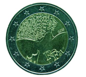 2 Euro Frankreich 2015 70 Jahre Frieden in Europa