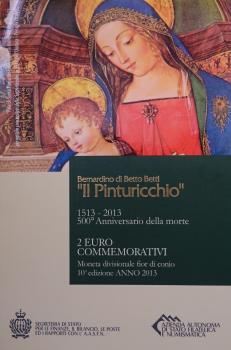 2 Euro San Marino 2013 500. Todestag von Pinturicchio