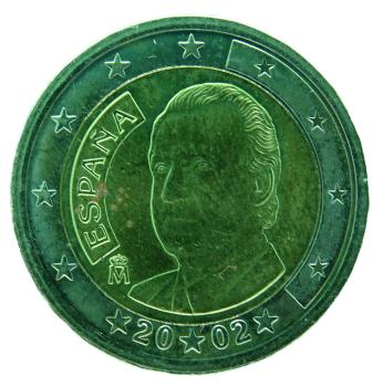 2 Euro Spanien 2002 König Juan Carlos I.