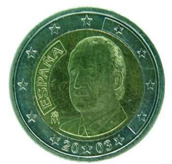 2 Euro Spanien 2003 König Juan Carlos I.