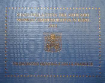 2 Euro Vatikan 2012 Weltfamilientreffen
