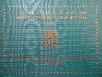 2 Euro Vatikan 2013 Weltjugendtag in Rio