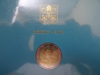 2 Euro Vatikan 2019  90. Jahrestag Gründung des Staates Vatikanstadt