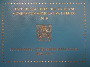 2 Euro Vatikan 2019  90. Jahrestag Gründung des Staates Vatikanstadt