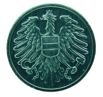 2 Groschen Alu 1974 PP