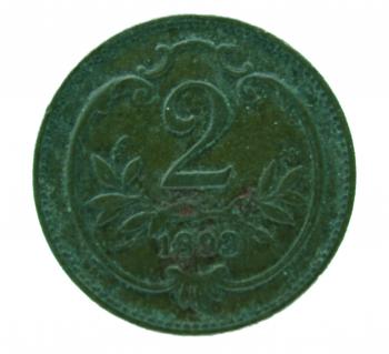 2 Heller 1893 Franz Joseph I.