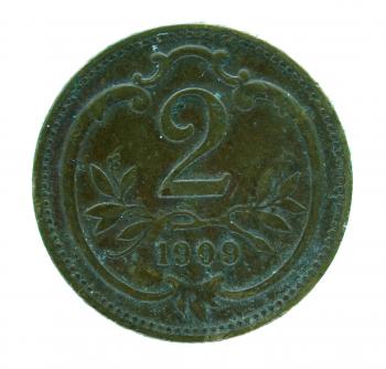 2 Heller 1909 Franz Joseph I.
