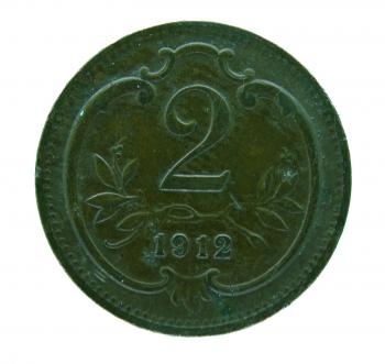 2 Heller 1912 Franz Joseph I.