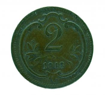 2 Heller 1913 Franz Joseph I.