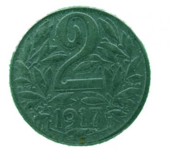2 Heller 1917  Karl I. (IV.)