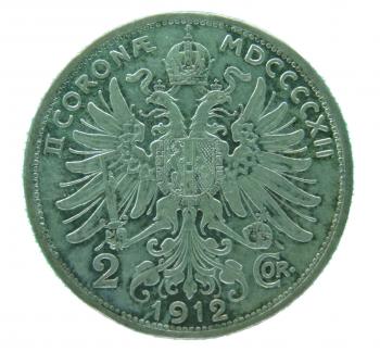 2 Kronen 1912 Silber Franz Joseph I.