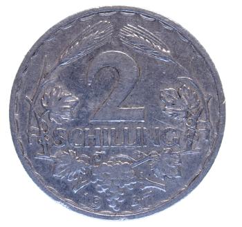 2 Schilling Alu 1947