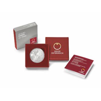 20 Euro Silbermünze 2024 Der Handel im Etui mit Zertifikat