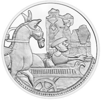 Vorderseite der 20-Euro-Silbermünze 2024 Der Handel