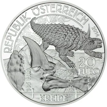 20 Euro Silber 2014 Kreide – Leben auf der Erde PP