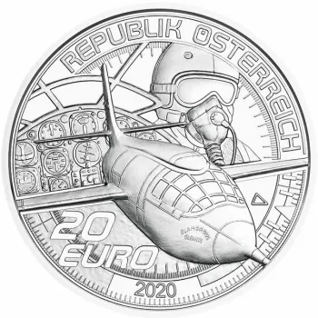 20 Euro Silber 2020 Schneller als der Schall PP