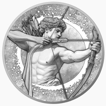 20-Euro-Silbermünze Der Steinbock