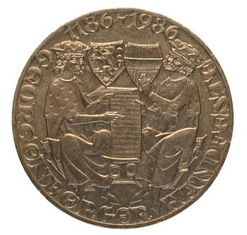 20 Schilling 1991 – Georgenberger Handfeste – Vorderseite