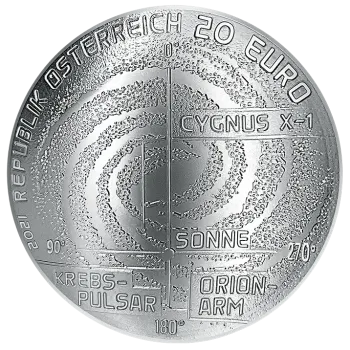 20 Euro Silber 2021 Milchstraße PP