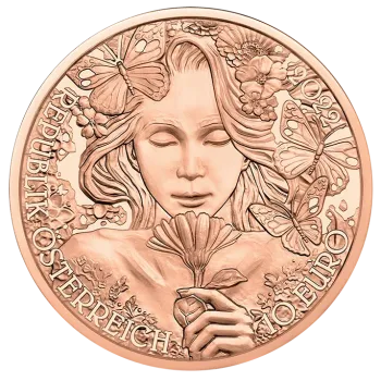10 Euro Kupfer 2022 Die Ringelblume