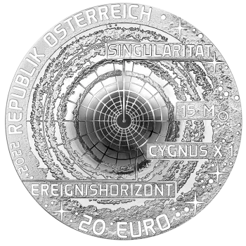 20 Euro Silber 2022 Schwarzes Loch PP