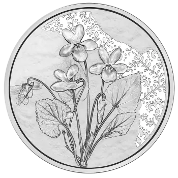 10 Euro Silber 2024 Das Veilchen Hgh Blister
