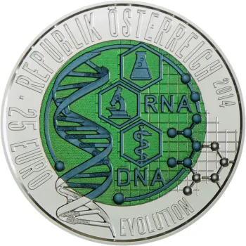 25 Euro Silber Niob 2014 Evolution