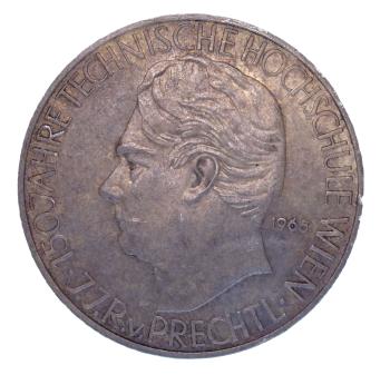 25 Schilling Silber 1965 Technische Hochschule Wien Vorderseite