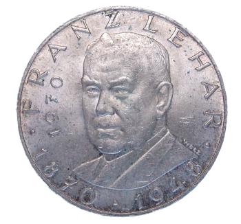 25 Schilling Silber 1970 Franz Lehar Vorderseite