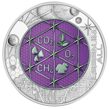 25 Euro Silber Niob 2022 Leben im All