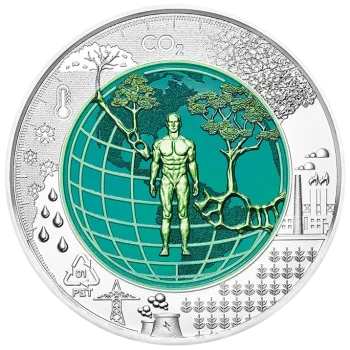 25 Euro Silber Niob 2018 Anthropozän