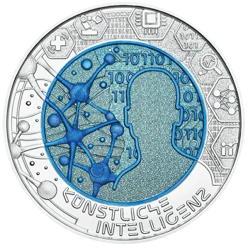 25 Euro Silber Niob 2019 Künstliche Intelligenz