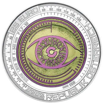 25 Euro Silber Niob 2020 Der gläserne Mensch