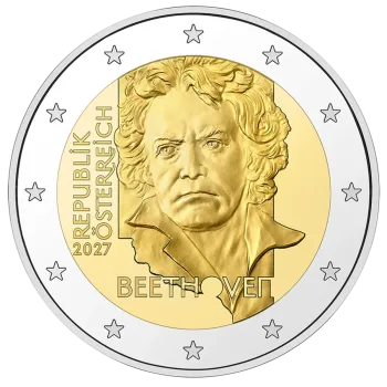 2 Euro Österreich 2018 – 100 Jahre Republik Österreich – Motivseite