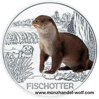 3 Euro Tier Taler 2019 Fischotter