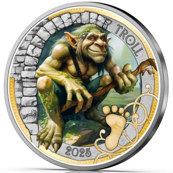 3 Euro Fantastische Fabelwesen 2025 – Der Troll