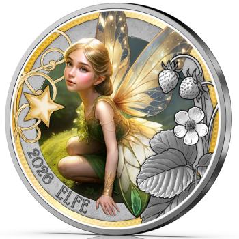 3 Euro Fantastische Fabelwesen 2026 – Die Elfe