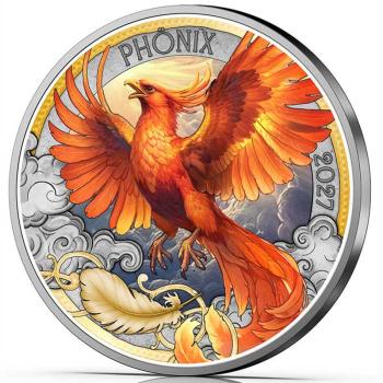 3 Euro Fantastische Fabelwesen 2027 – Der Phönix