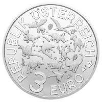 3 Euro Dino Taler 2020 Tyrannosaurus Rex