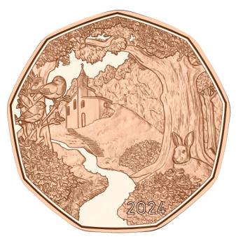 5 Euro Kupfer 2024 Auf dem Weg