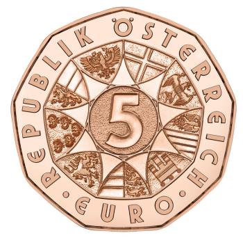 5 Euro Kupfer 2012 200 Jahre Gesellschaft der Musikfreunde in Wien