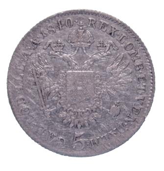 Doppeladler mit Wertangabe „5 Kreuzer“